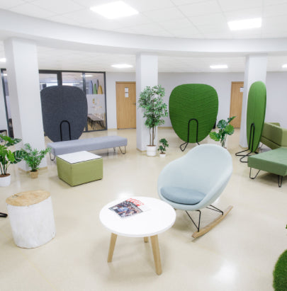 Acoustic Celing Lighting in Meeting Room