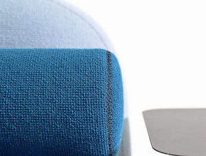 Flord Modular Soft Seating In Blue With Flord Side Table Detailed View