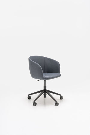 Grace Height Adjustable Chair on 4 Spoke Base with Castors 2