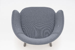 Grace Office Chair with Four Wooden Legs 4