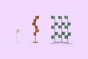 Hevea 5183 Space Partition with Pot Holders in Different Variants