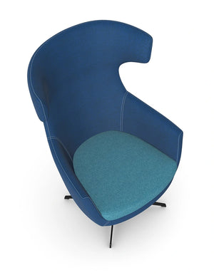 Ikon Lounge Chair Swivel 4 Star Base 3