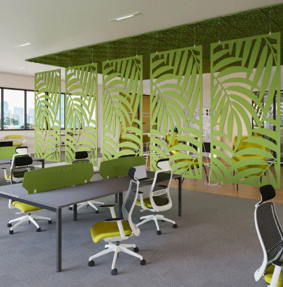 Acoustic Celing Lighting in Meeting Room