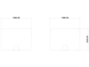 Koala Bench Freestanding Screen Dimensions