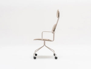 MDD New School Chair with Headrest on Five Star Base with Castors 5