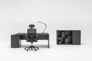Mito Fenix Wooden Executive Desk with Side Storage 4
