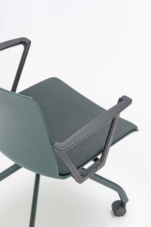 Shila Multitasking Chair with Trestle Base on Castors Featured 4