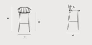 Sudoku Wooden Highstool Dimensions