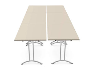 WsD Twister Fold Modular 6 Rectangular Table with Folding Legs 3