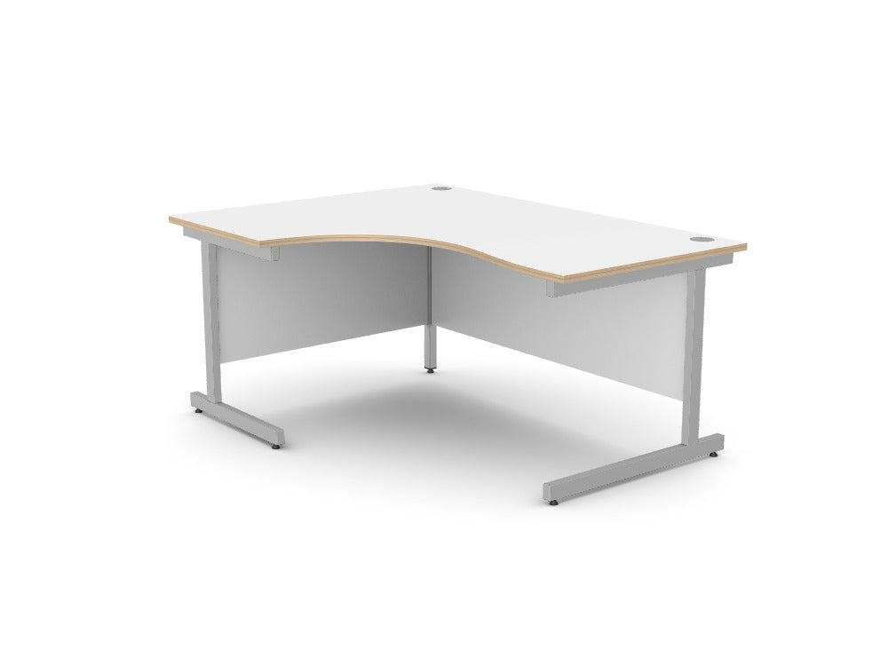 Custom Ashford Metal Leg Crescent Desk - Ref: TUAPLV