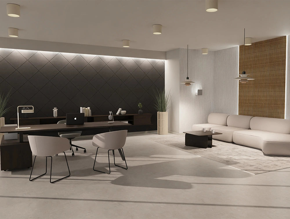 Media Meeting Room with Mixed Wall Panels 2