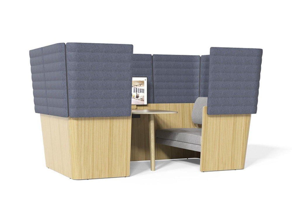 Narbutas Arcipelago Wood Sofa Meeting Booth