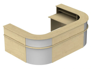 Ashford Reception Configuration 06 In Maple Silver A Rec 06 Mp Slv