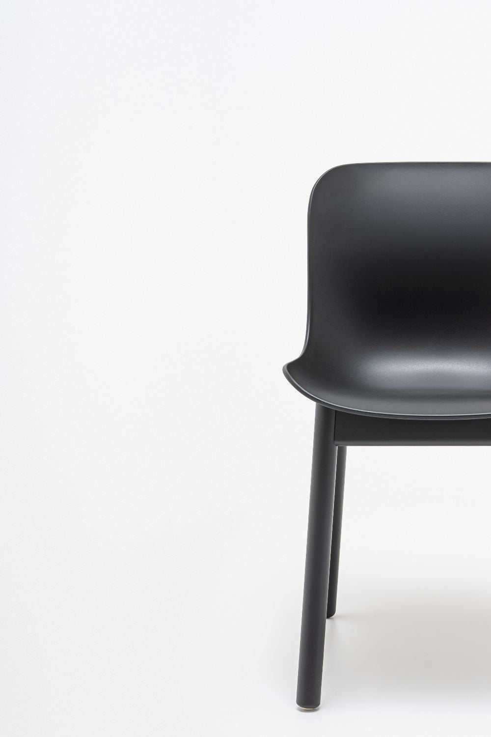 Baltic 2 Basic Chair with Four Wooden Legs Detail