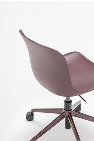 Baltic 2 Basic Height Adjustable Chair on 5 Star Base with Castors Detail 2