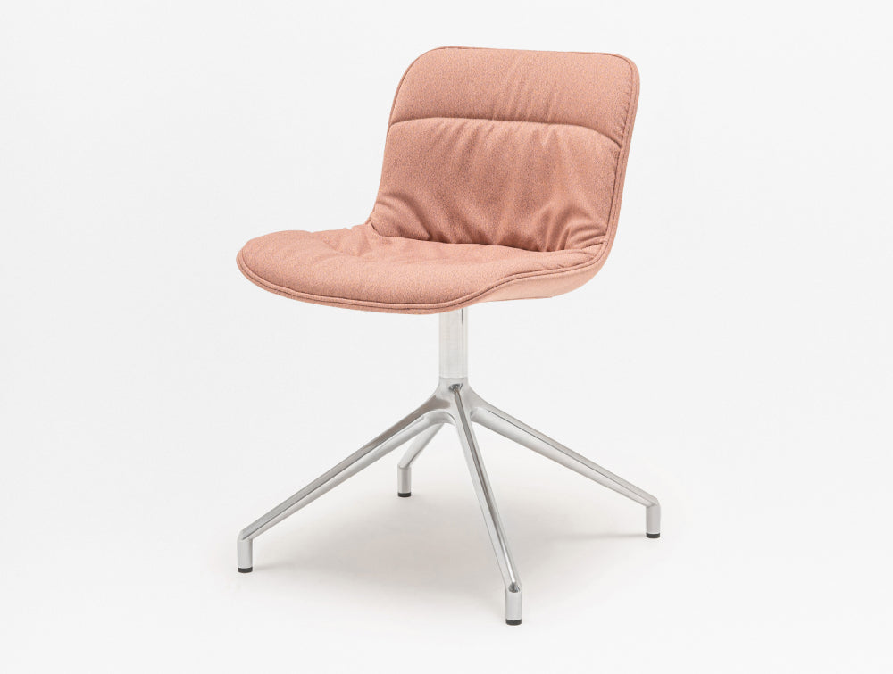 Baltic 2 Soft Duo Chair with 4 Star Polished Aluminium Base