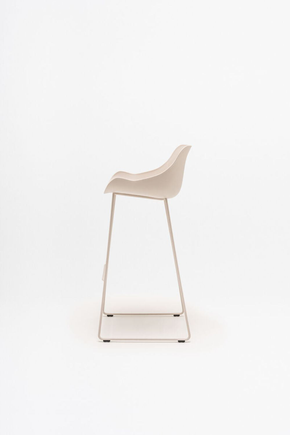Baltic Basic High Stool with Sled Base 2
