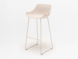 Baltic Basic High Stool with Sled Base
