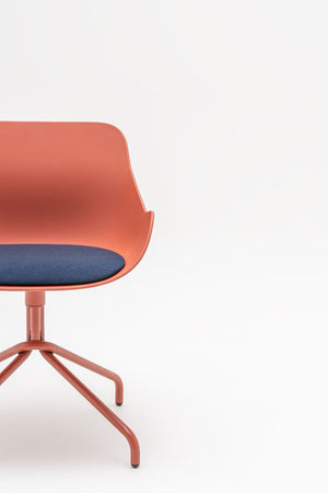 Baltic Remix Armchair with 4 Spoke Swivel Base Detail