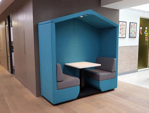 Bea 2 Seater Meeting Pod Funky Blue