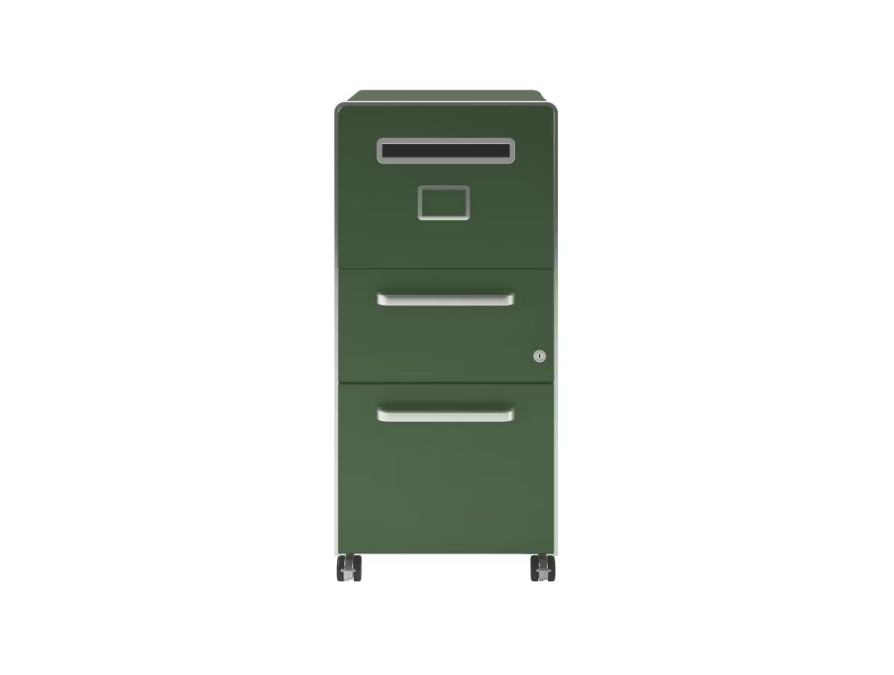 Bisley Bite Mobile Pedestal with Two Filing Drawers 5