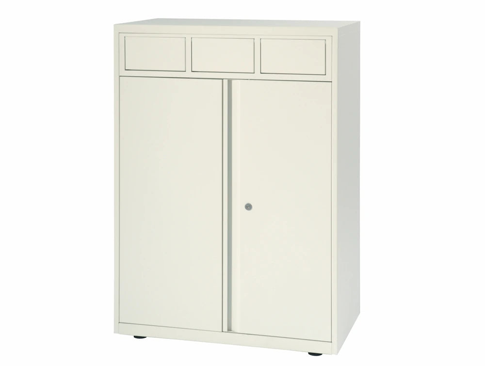 Bisley Lateralfile Front Access Recycling Unit In White