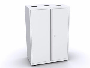 Bisley Lateralfile Top Access Recycling Unit White