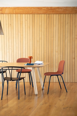 Blume 4 Legged Chair With Rectangular Table In Meeting Room Setting