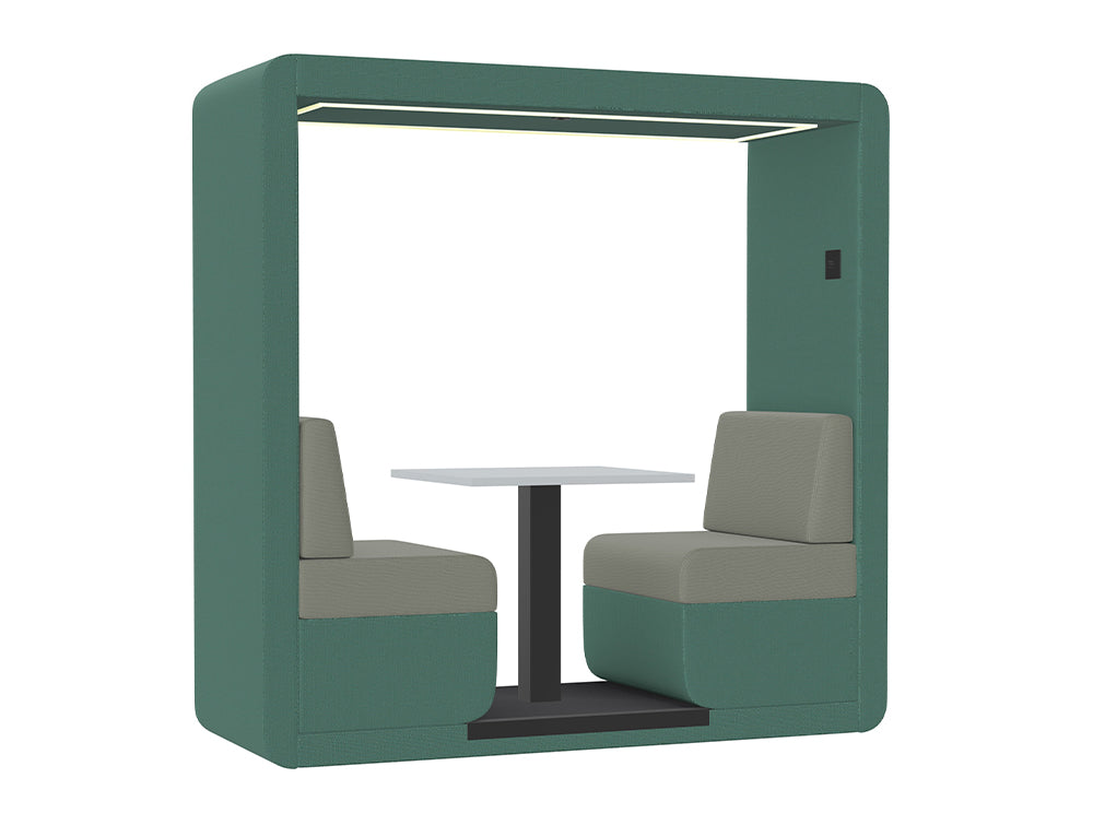 Bob 4-Person Open Meeting Pod Acoustic Sofa Den