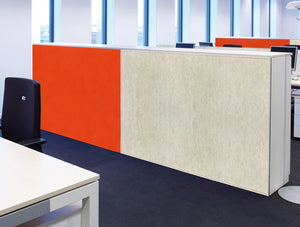 Buzziback Acoustic Wall Panel 8 In Orange At Office Area