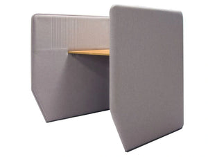 Buzzibooth Targa Acoustic Open Workstation Pod Grey Side