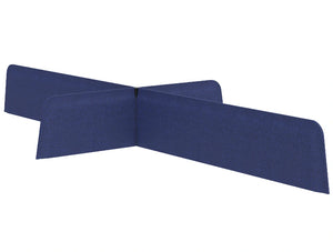 Buzzidesk Cross Acoustic Tabletop Partition