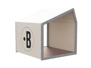 Buzzished Close Outdoor Shelter For Canteen En Meeting White Pierre With Antiskid Plywood Floor