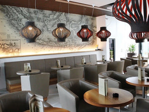 Buzzispace Mono Decorative Acoustic Ceiling Light Restaurant Black Red Grey White