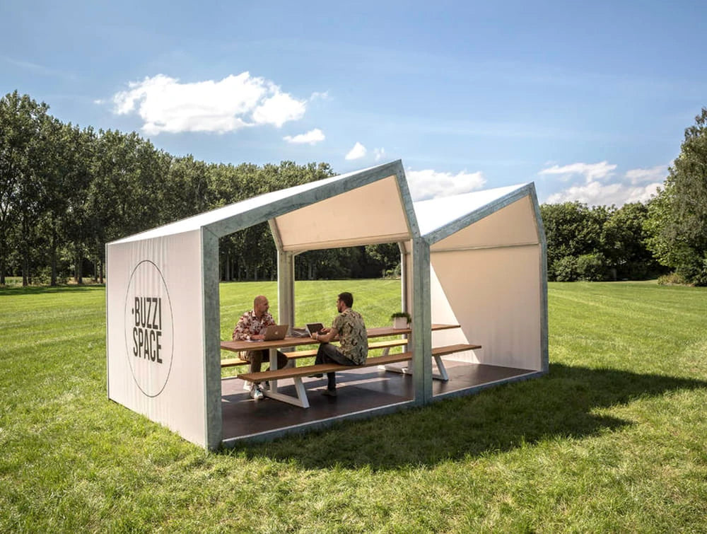 Buzzispace Shed Outdoor Shelter Meeting Point In The Garden Pierre Colour