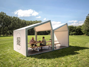 Buzzispace Shed Outdoor Shelter Meeting Point In The Garden Pierre Colour