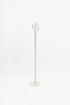 Clip Steel Coat Stand in White Finish