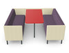Converse Station 6-Person Low Back Meeting Sofa Booth 2