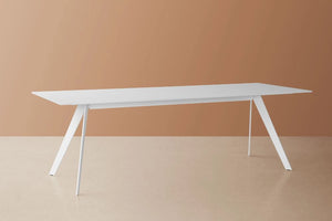 Dignis Table in White Finish