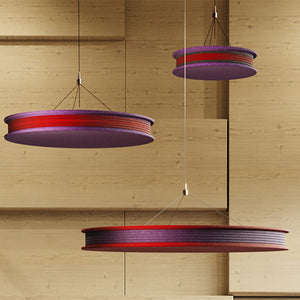 Ezobord Macaron Cloud Acoustic Ceiling Panel In Two Toned Finishes