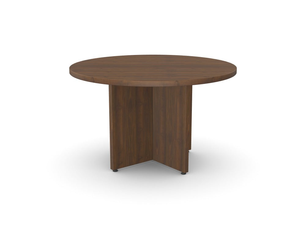 Custom Fermo Round Table 1200 mm with Cross Base - Ref: THRBKF