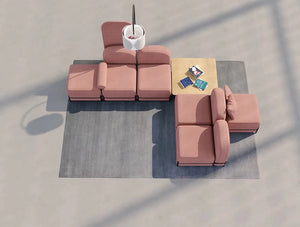 Flord Modular Soft Seating In Pink Overview