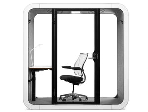 Framery Smart Office Acoustic Meeting Pod With Work Station And Led Lights