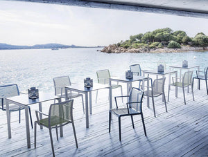 Gaber Avenica Stackable Outdoor Chair In Outdoor Cafe Area 2