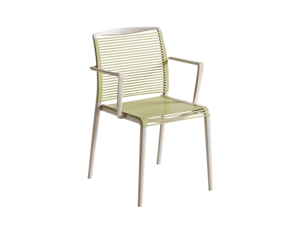 Gaber Avenica Stackable Outdoor Chair With Integrated Armrests