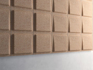 Gaber Fono Acoustic Wall Panels In Light Brown