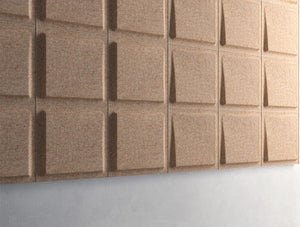 Gaber Fono Acoustic Wall Panels In Light Brown 
