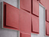 Gaber Fono Acoustic Wall Panels In Red 