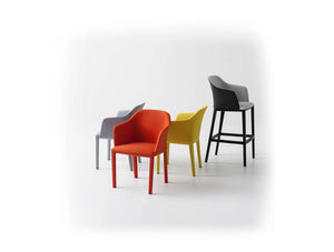 Gaber Manaa Upholstered Armchair With Red Yellow Grey Finish