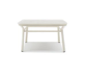 Grace Square Table With Simple White Frame For Meeting Rooms
